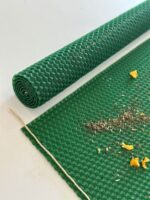 شمع ارگانیک موم عسل طبیعی استوانه ای سبز بسته 3 عددی سایز 18 - تصویر 4